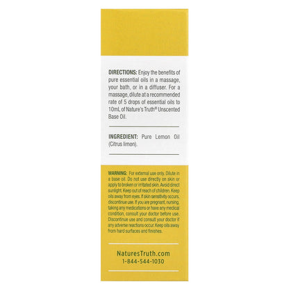 Nature's Truth, Pure Essential Oil, Cleansing Lemon, 0.51 fl oz (15 ml)