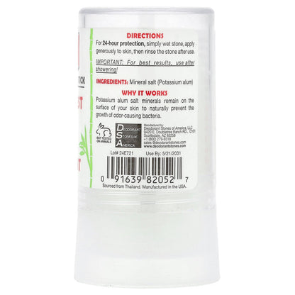 Thai Deodorant Stone, Thai Crystal Deodorant Stick, 4.25 oz (120 g)