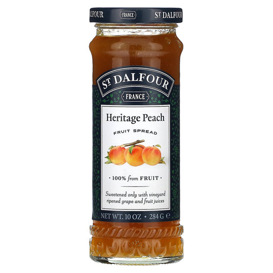 St. Dalfour, Heritage Peach Fruit Spread, 10 oz (284 g)