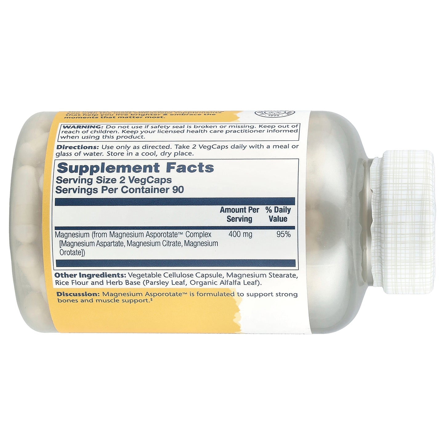 Solaray, Magnesium Asporotate™, 180 VegCaps (200 mg per Capsule)