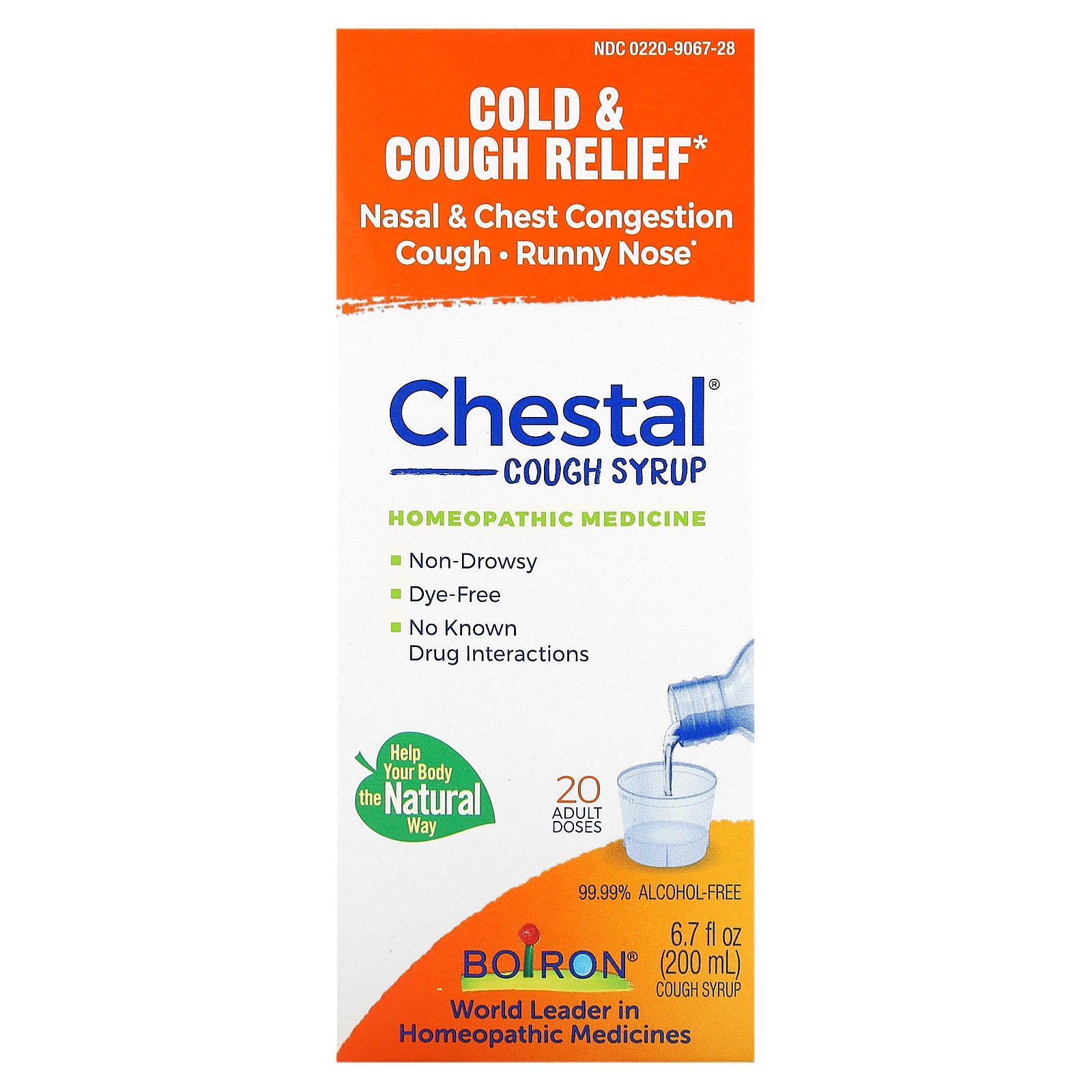 Boiron, Chestal, Cough Syrup, 6.7 fl oz (200 ml)