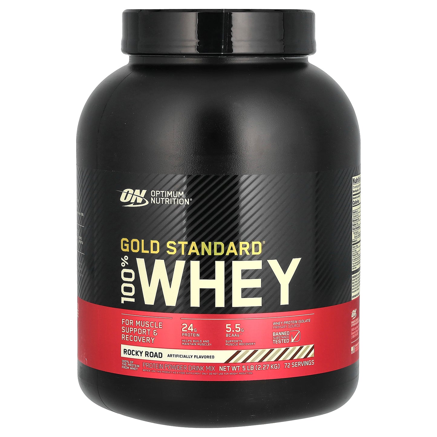 Optimum Nutrition, Gold Standard® 100% Whey, Rocky Road, 5 lb (2.27 kg)