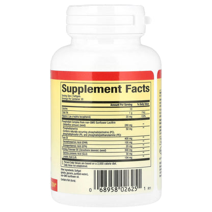 Natural Factors, PS - IQ Memory, 60 Softgels
