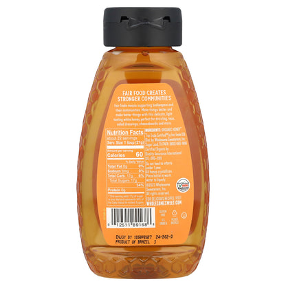Wholesome Sweeteners, Raw + Unfiltered Organic White Honey, 16 oz (454 g)