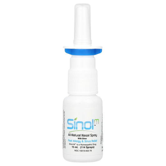 Sinol, SinolM™, All-Natural Nasal Spray, Fast Allergy & Sinus Relief, 15 ml