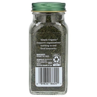 Simply Organic, Dill Weed, 0.81 oz (23 g)