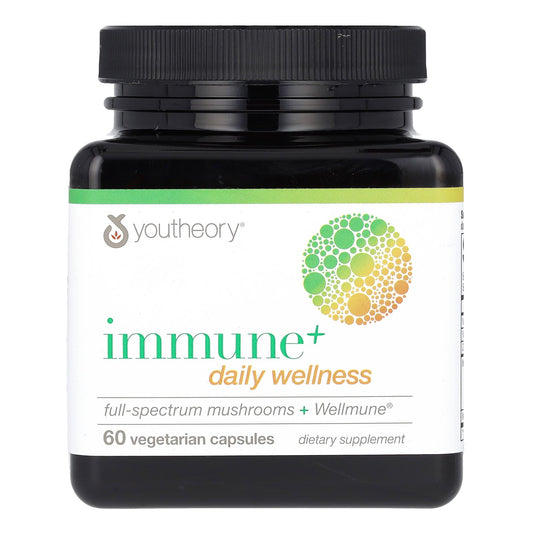 Youtheory, Immune+ Daily Wellness, 60 Vegetarian Capsules