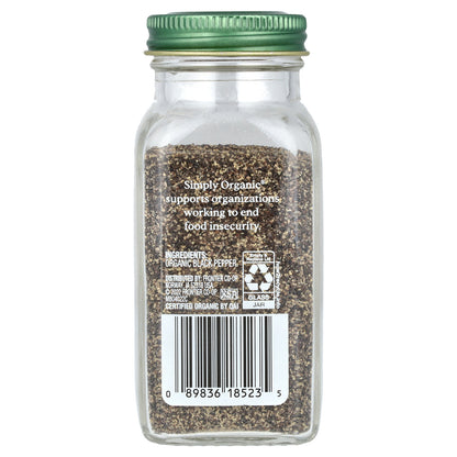 Simply Organic, Black Pepper, 2.31 oz (65 g)