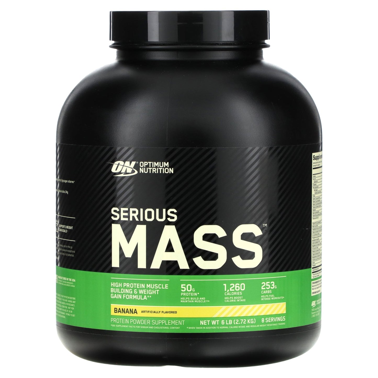 Optimum Nutrition, Serious Mass™, Banana, 6 lb (2.72 kg)