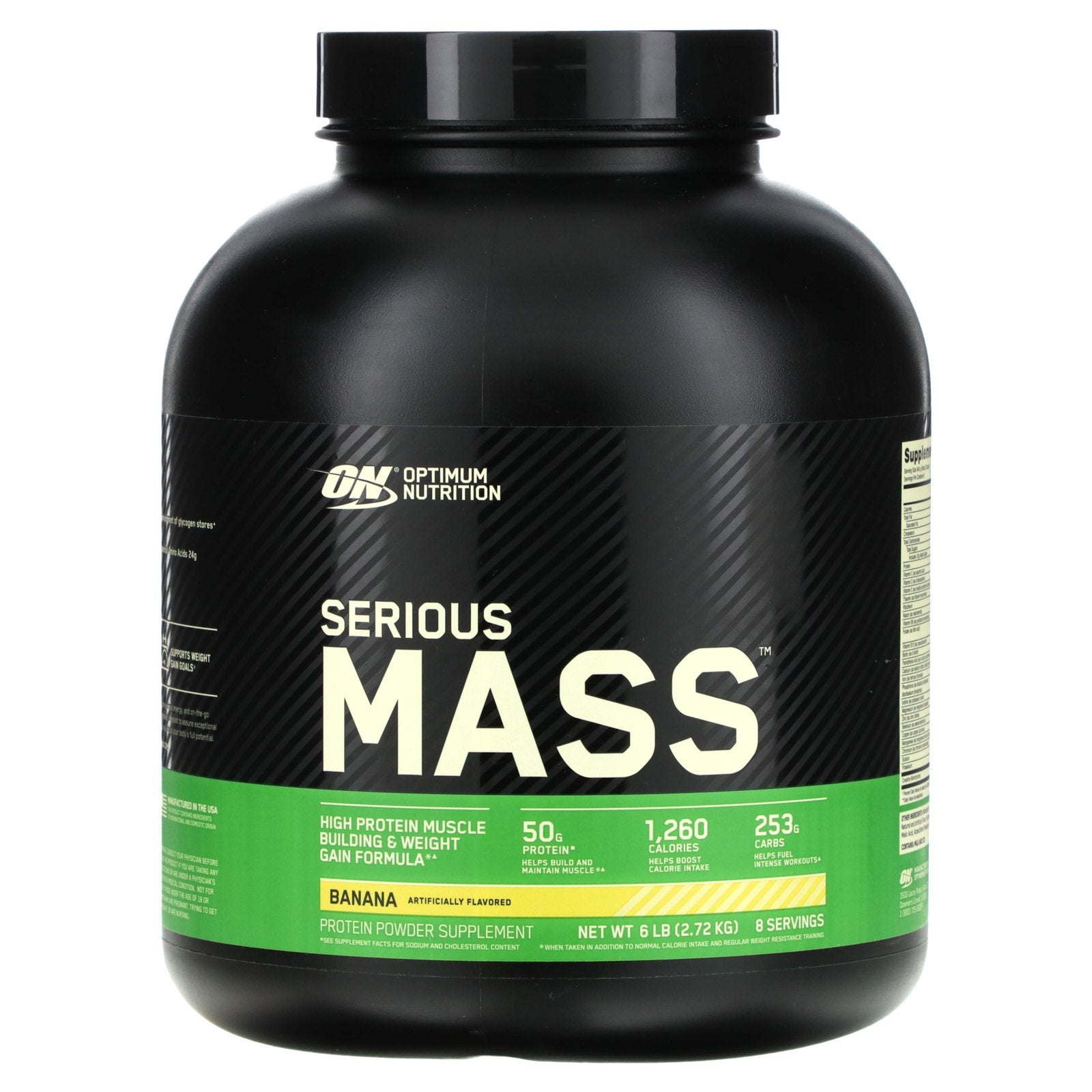 Optimum Nutrition, Serious Mass™, Banana, 6 lb (2.72 kg)