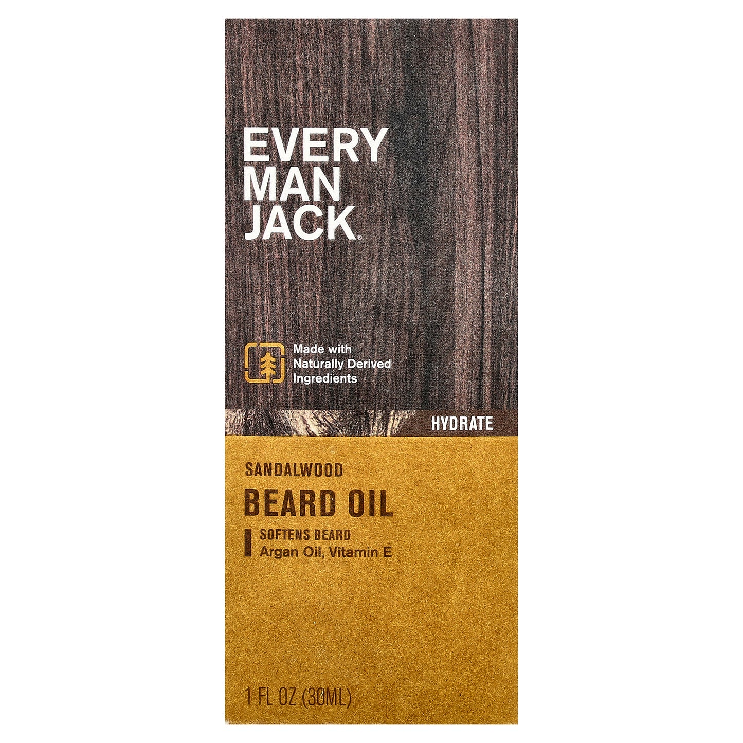 Every Man Jack, Beard Oil, Sandalwood, 1 fl oz (30 ml)
