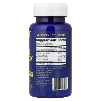 Natural Stacks, Acetylcholine Brain Food™, 60 Vegan Capsules