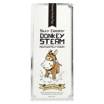 Elizavecca, Donkey Piggy, Silky Creamy Donkey Steam, Moisture Milky Cream, 3.53 oz (100 g)