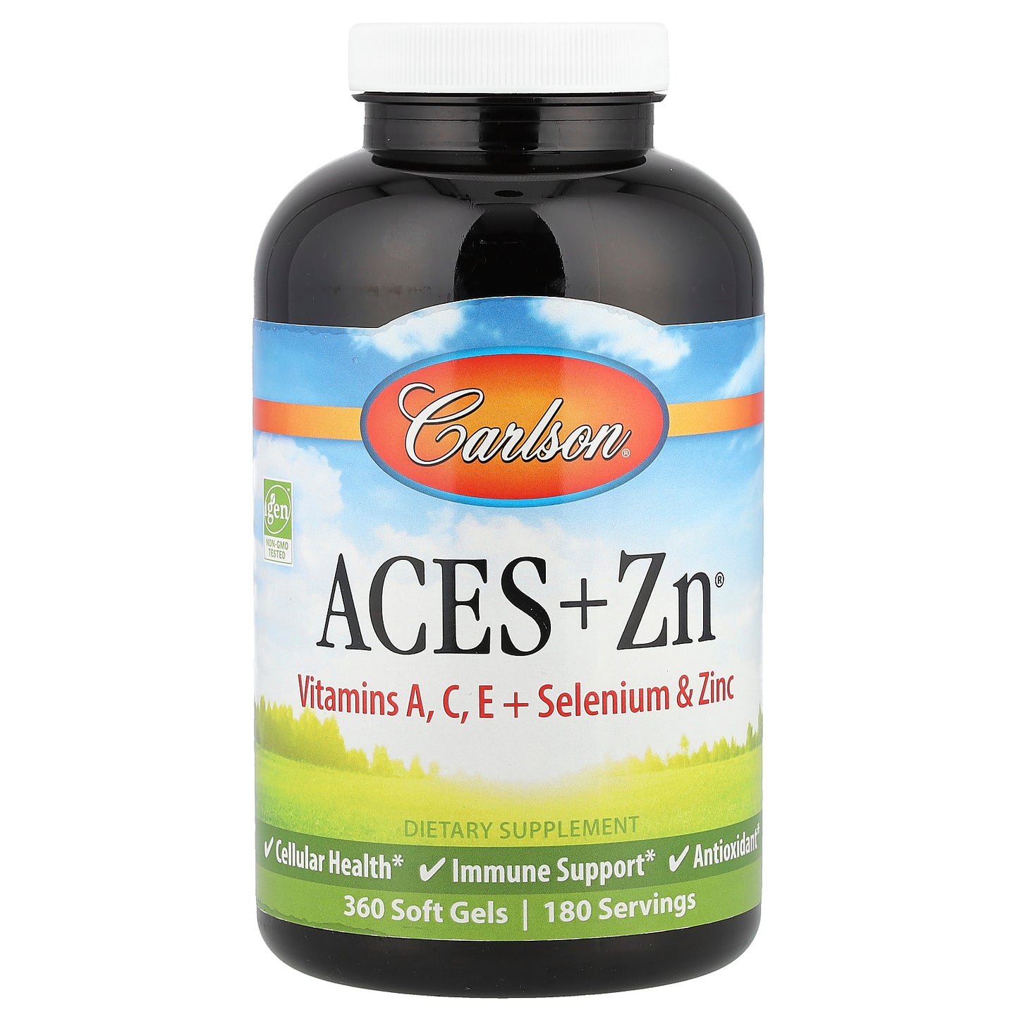 Carlson, Aces + Zn®, 360 Soft Gels