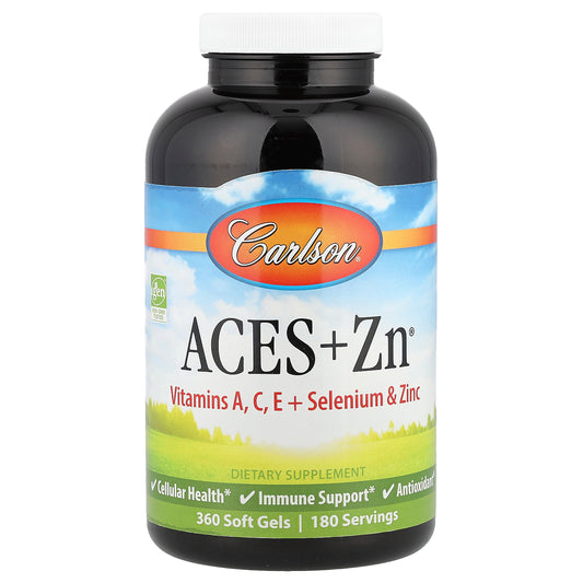 Carlson, Aces + Zn®, 360 Soft Gels