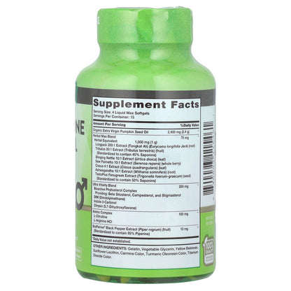 Nature's Truth, Testosterone Powerful Formula, 60 Liquid Max Softgels