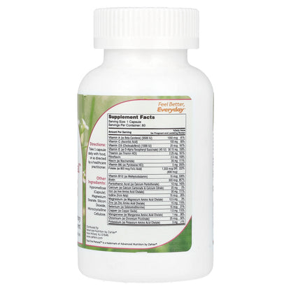 Zahler, Total One Prenatal™, Essential Once-Daily Prenatal, 60 Capsules