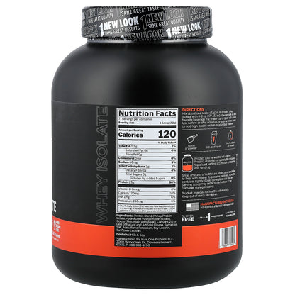 Rule One Proteins, R1 Protein™ Whey Isolate, Chocolate Fudge, 5.01 lb (2.27 kg)