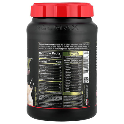 ALLMAX, Casein-FX™ Protein, 100% Casein Micellar Source, Vanilla, 2 lbs (907 g)
