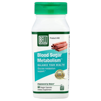 Bell Lifestyle, Blood Sugar Metabolism™, 60 Veggie Capsules