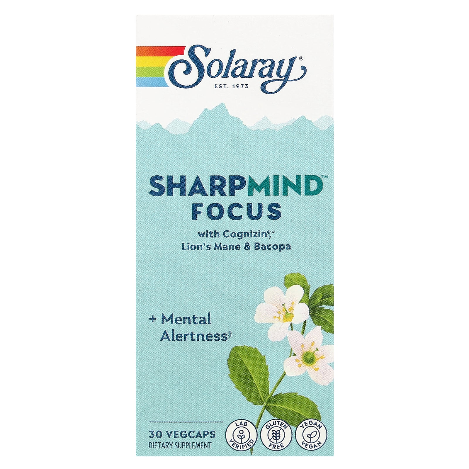 Solaray, SharpMind™ Focus, 30 Vegcaps