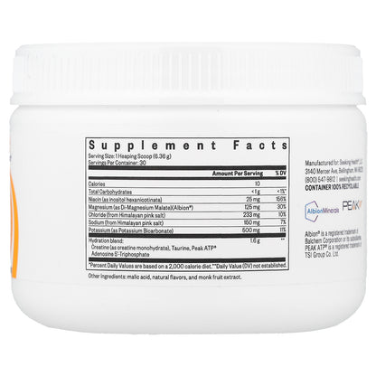 Seeking Health, Optimal Electrolyte, Orange, 6.73 oz (190.8 g)