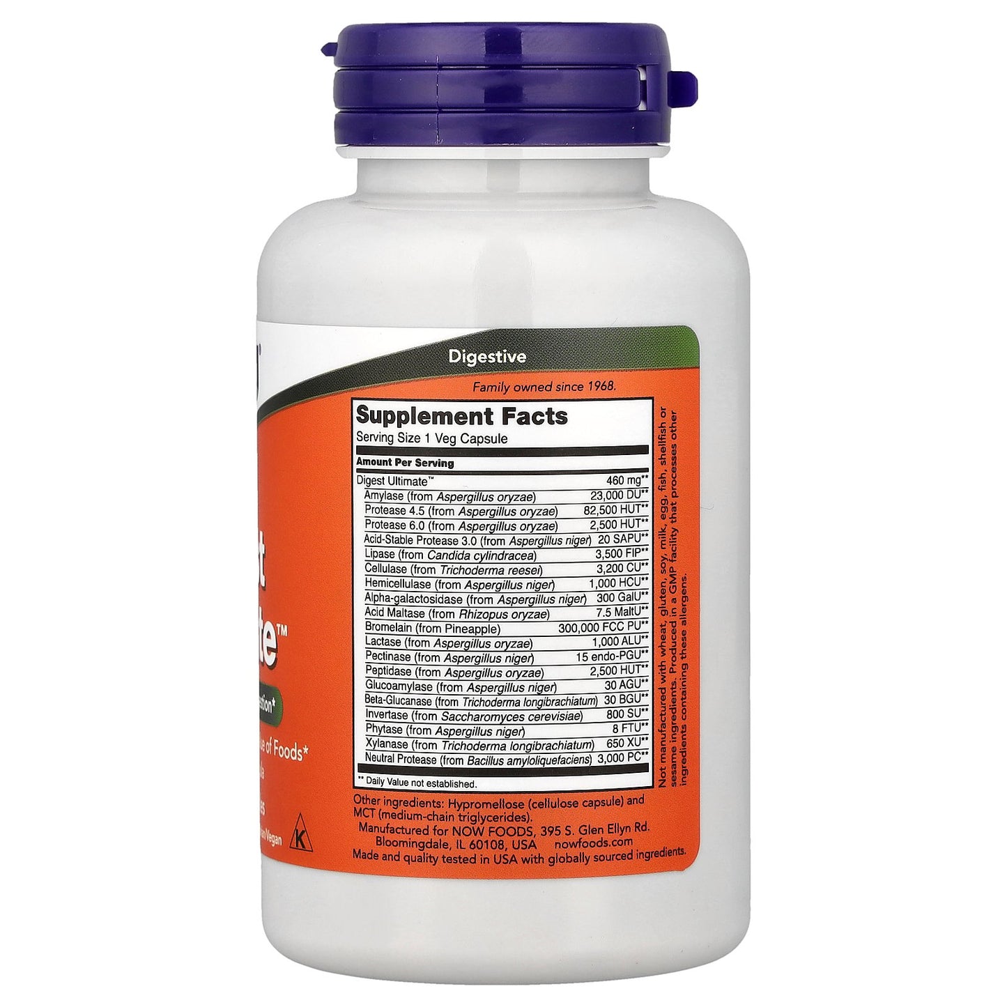 NOW Foods, Digest Ultimate™, 120 Veg Capsules