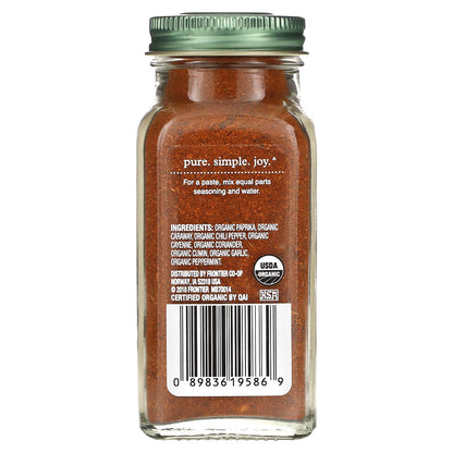 Simply Organic, Harissa Seasoning, 3.2 oz (91 g)