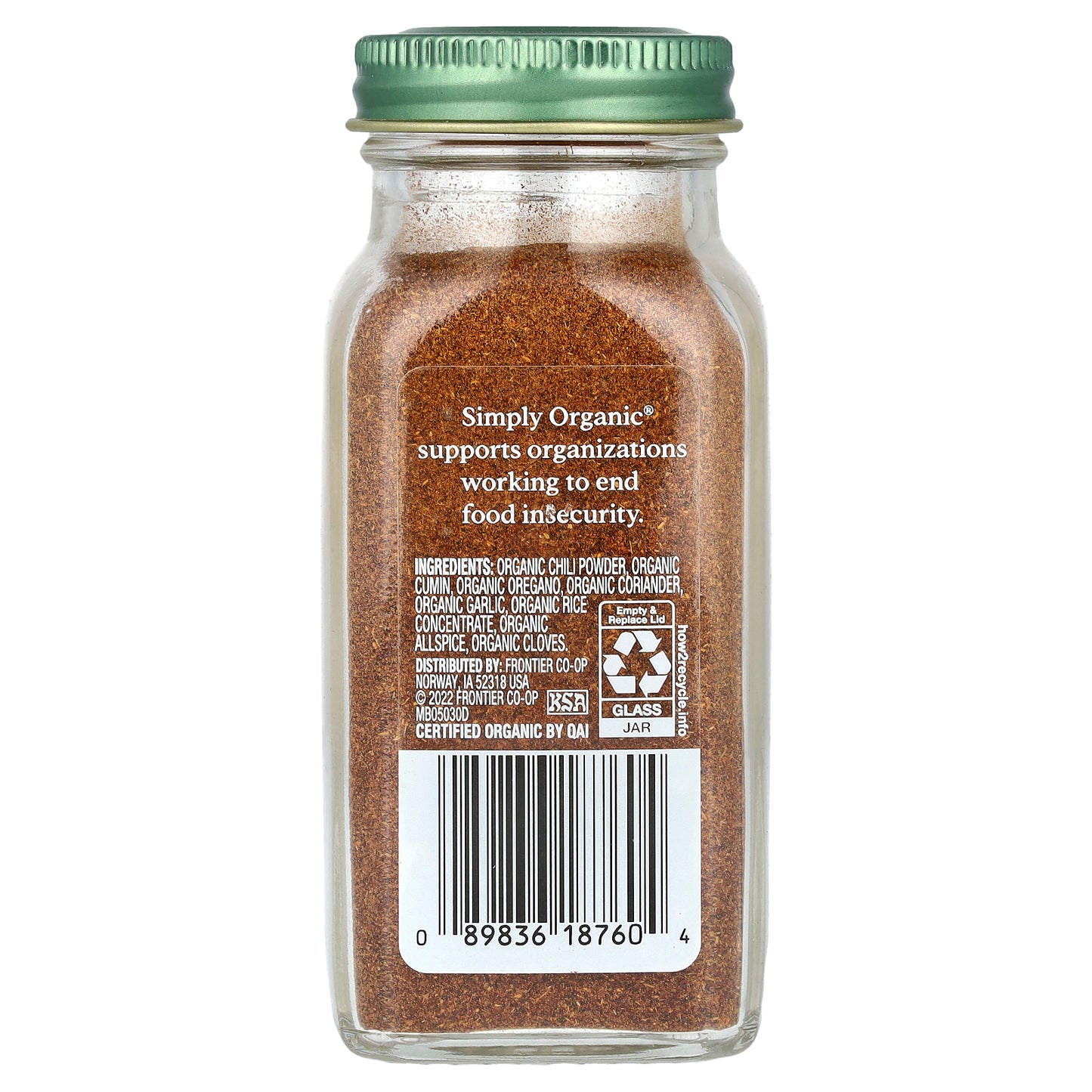 Simply Organic, Chili Powder, 2.89 oz (82 g)