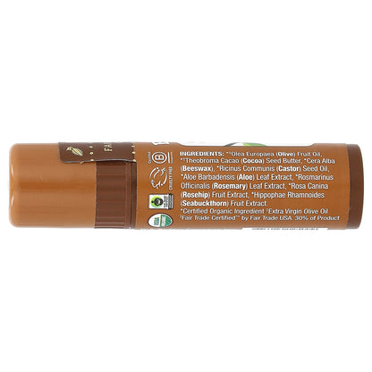 Badger, Cocoa Butter Lip Balm, Creamy Cocoa, 0.25 oz (7 g)