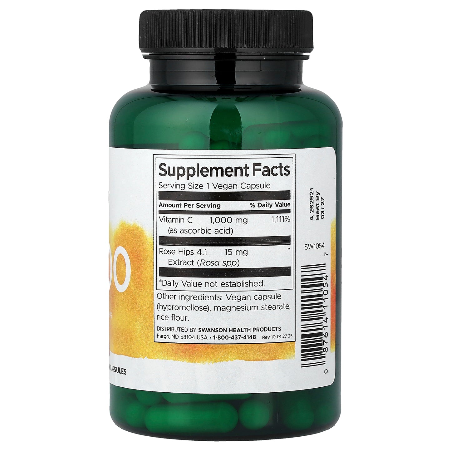 Swanson, C-1000, 90 Vegan Capsules