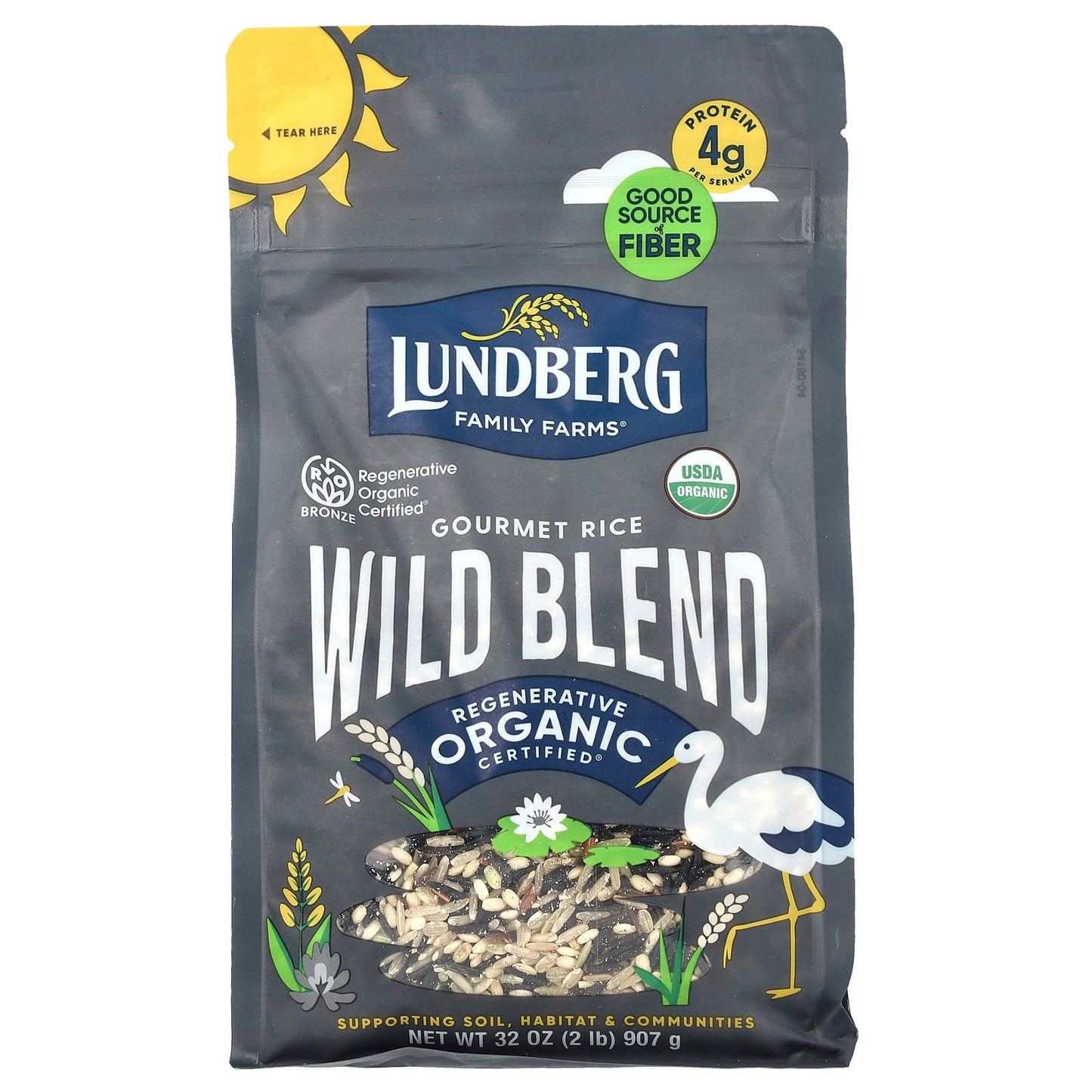Lundberg, Organic Gourmet Rice, Wild Blend , 32 oz (907 g)