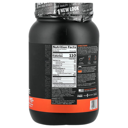 Rule One Proteins, R1 Protein™ Whey Isolate, Cafe Mocha, 1.98 lb (899 g)