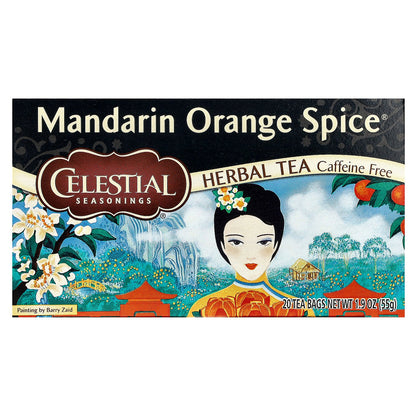 Celestial Seasonings, Herbal Tea, Mandarin Orange Spice®, Caffeine Free, 20 Tea Bags, 1.9 oz (55 g)
