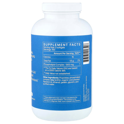 BodyBio, PC, Liposomal Phospholipid Complex, 300 Softgels (650 mg per Softgel)