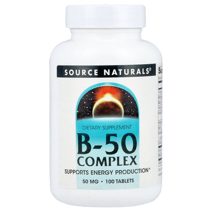 Source Naturals, B-50 Complex, 100 Tablets