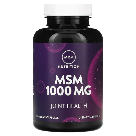 MRM Nutrition, MSM, 1,000 mg, 120 Vegan Capsules