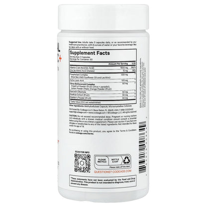 Codeage, Liposomal Vitamin C+, 180 Vegetable Capsules