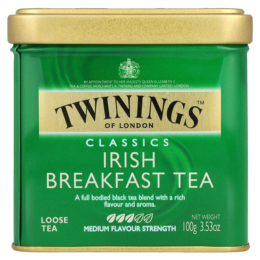 Twinings, Classics, Irish Breakfast Loose Tea, 3.53 oz (100 g)