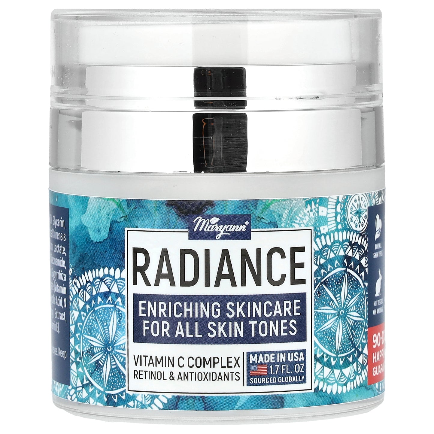 MaryAnn Organics, Radiance, Vitamin C Complex, Retinol & Antioxidants , 1.7 fl oz (50 ml)