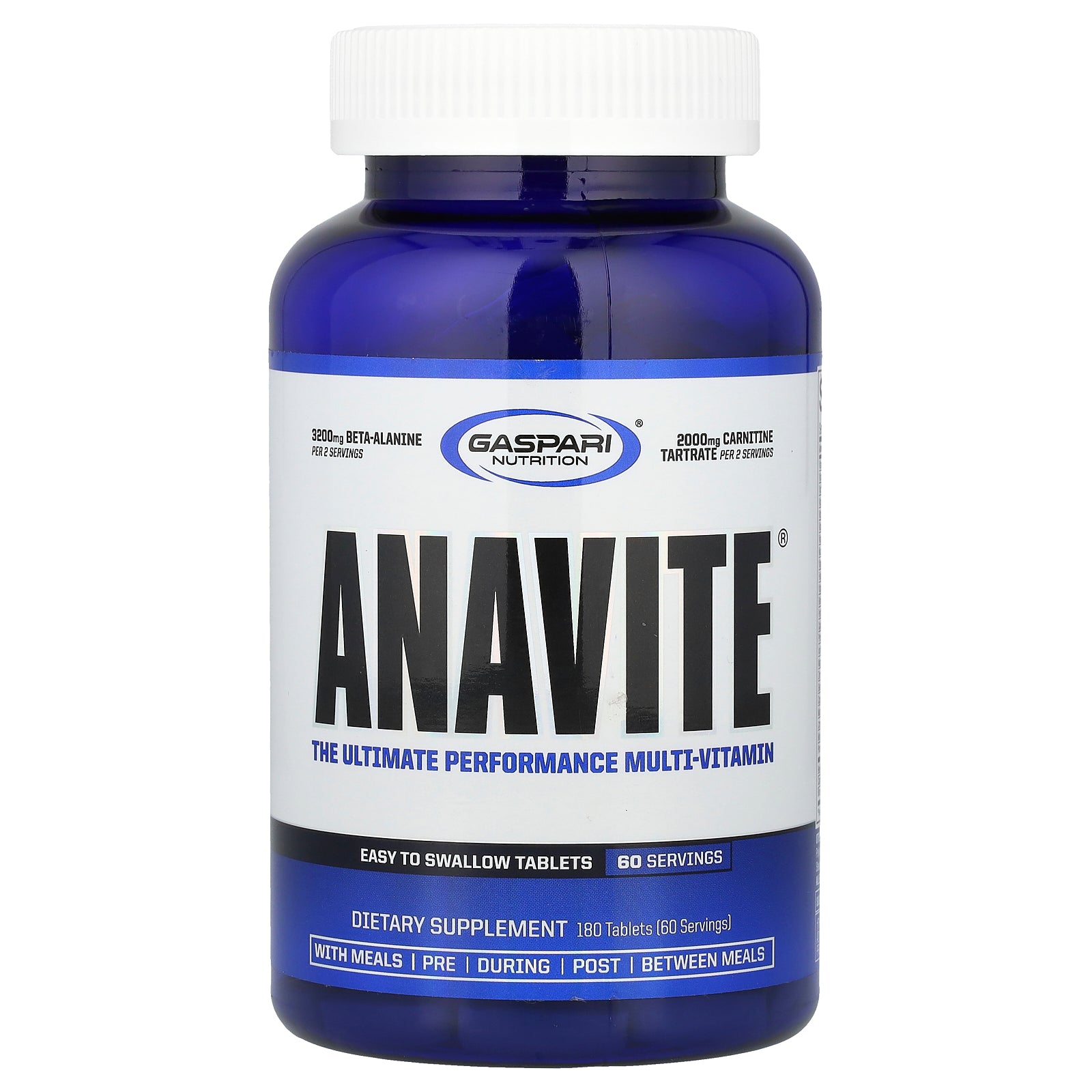 Gaspari Nutrition, ANAVITE, The Ultimate Performance Multi-Vitamin, 180 Tablets