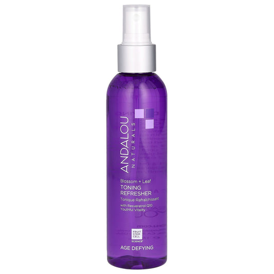 Andalou Naturals, Toning Refresher, Blossom + Leaf, 6 fl oz (178 ml)