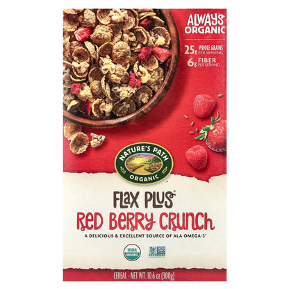 Nature's Path, Organic Flax Plus® Cereal,  Red Berry Crunch, 10.6 oz (300 g)