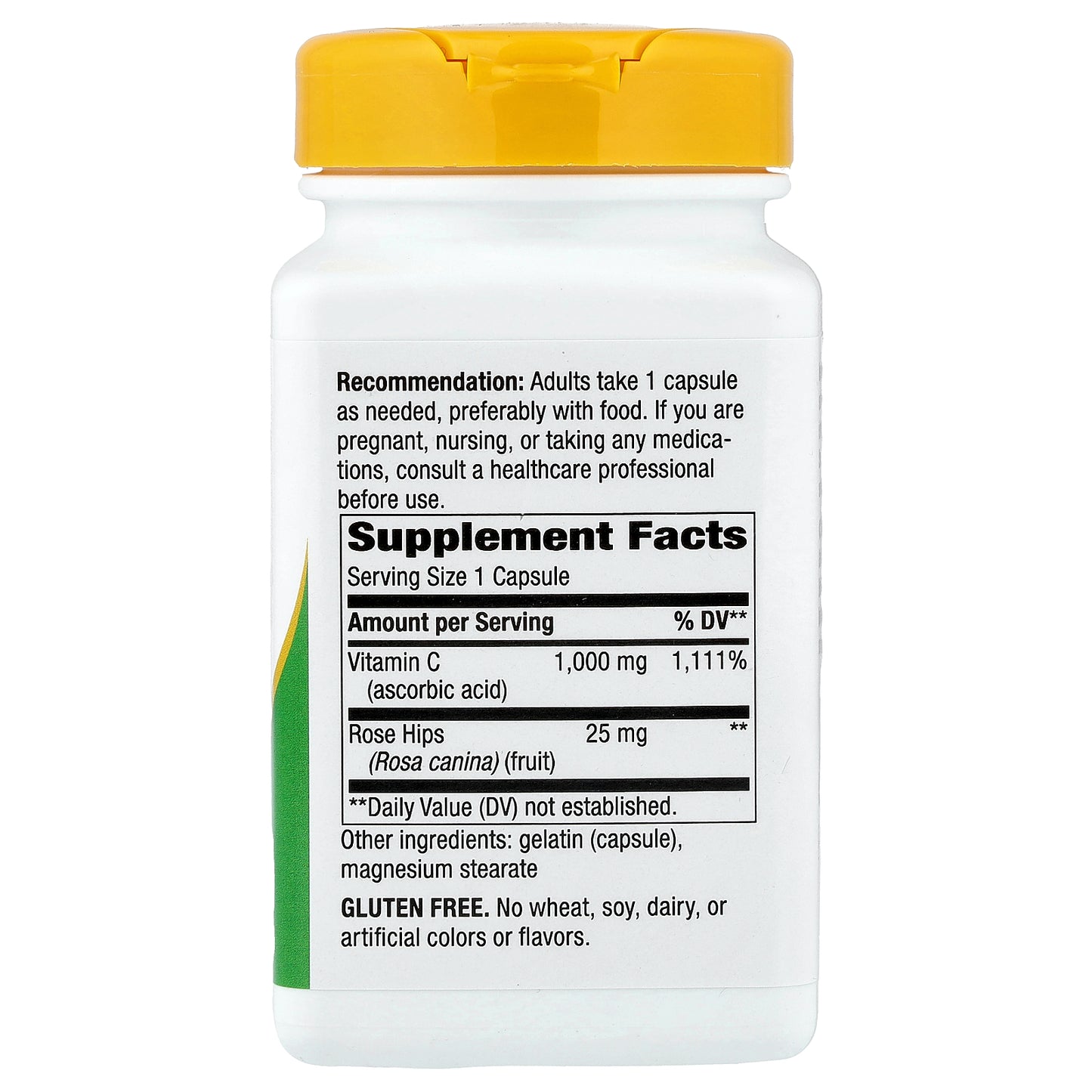 Nature's Way, Vitamin C with Rose Hips, 100 Capsules