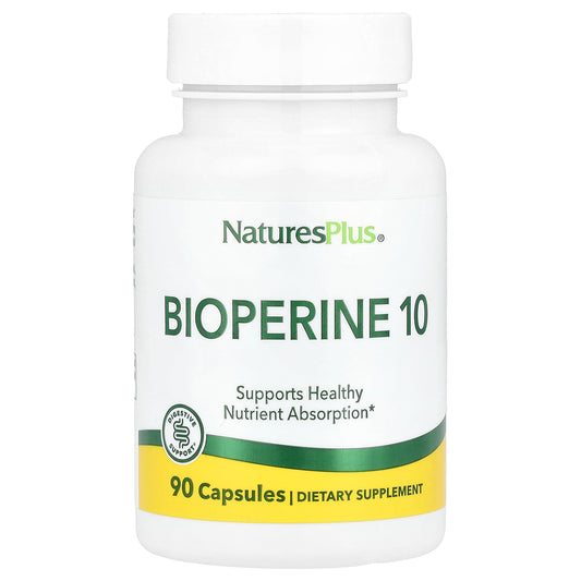 NaturesPlus, Bioperine 10, 90 Capsules (10 mg per Capsule)