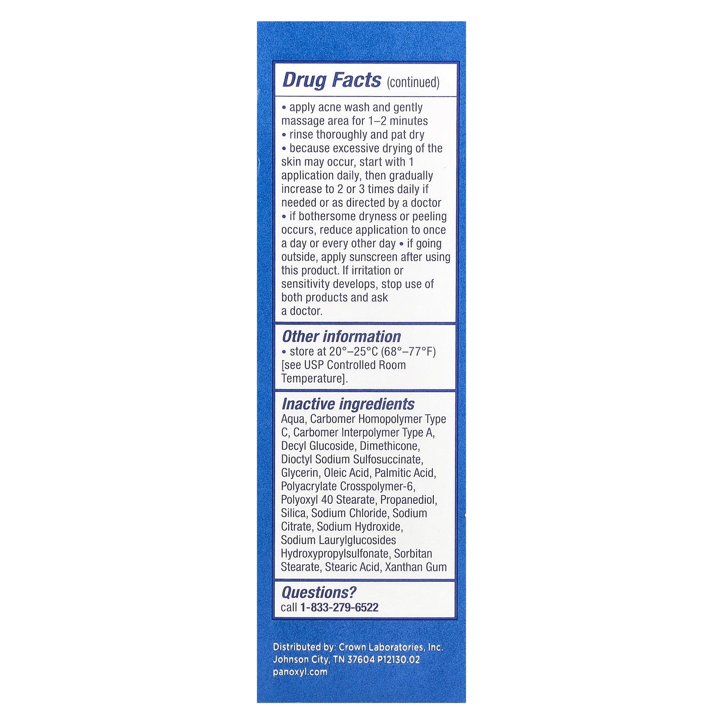 PanOxyl, Acne Foaming Wash, For Face & Body, Maximum Strength, 1 oz (28 g)