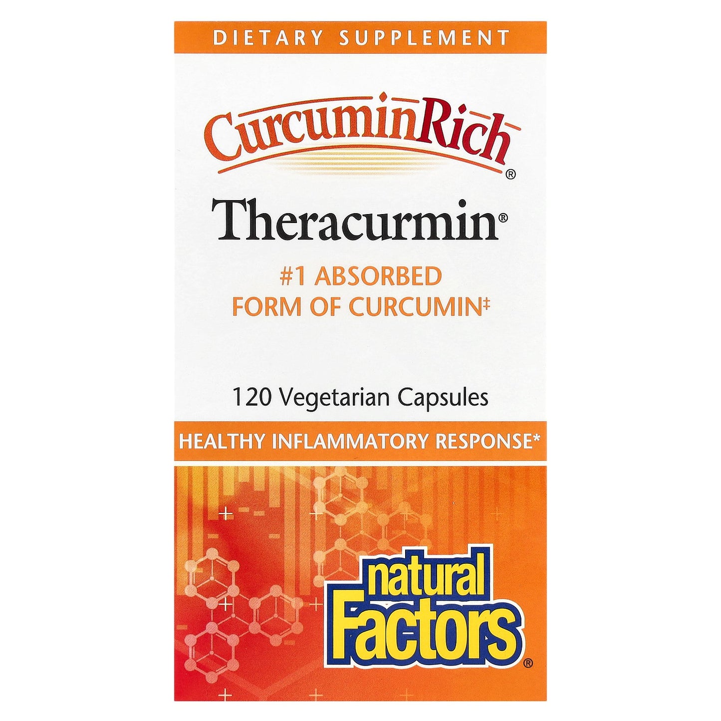 Natural Factors, CurcuminRich, Theracurmin, 30 mg, 120 Vegetarian Capsules