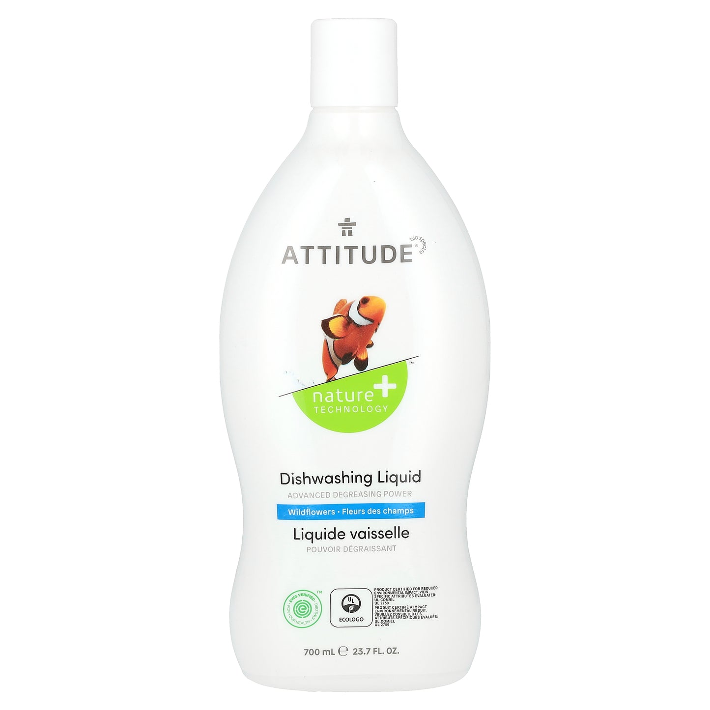 ATTITUDE, Dishwashing Liquid, Wildflowers, 23.7 fl oz (700 ml)