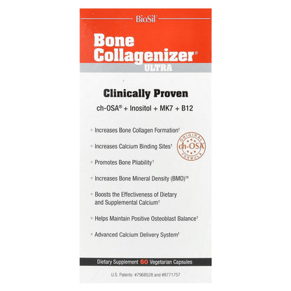 Biosil, Bone Collagenizer Ultra, 60 Vegetarian Capsules