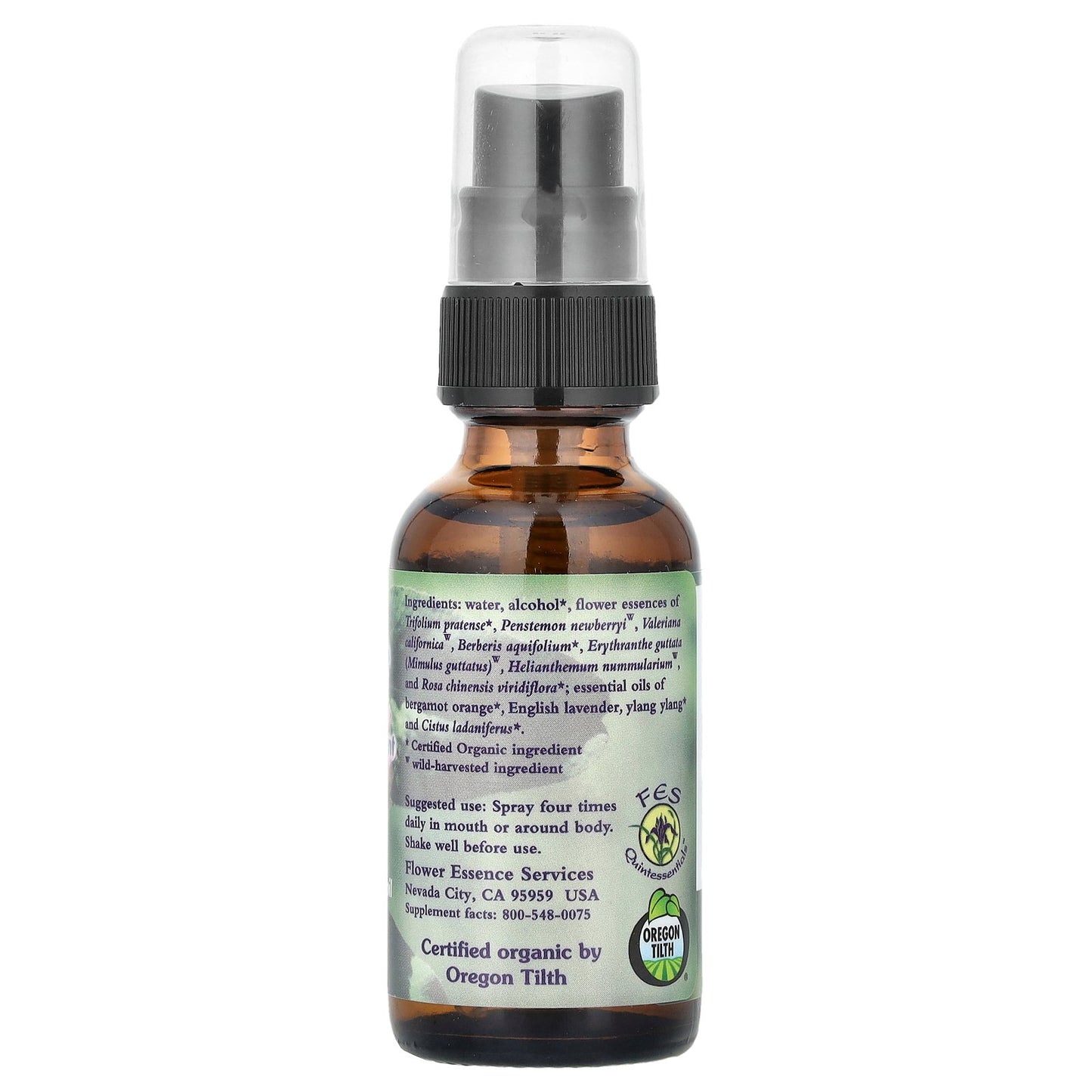 Flower Essence Services, Fear-Less™, Flower Essence & Essential Oil, 1 fl oz (30 ml)